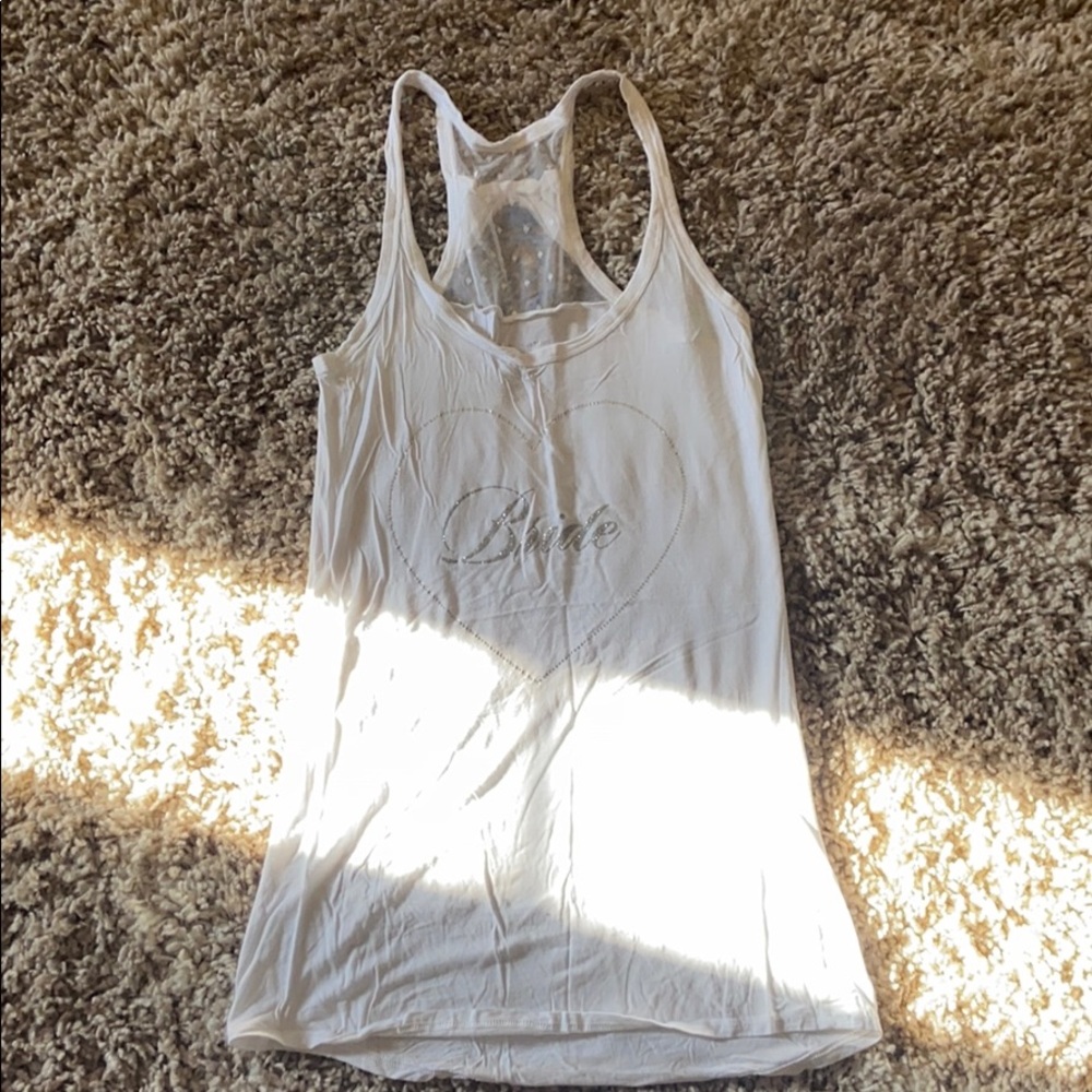 Victoria’s Secret bride tank top